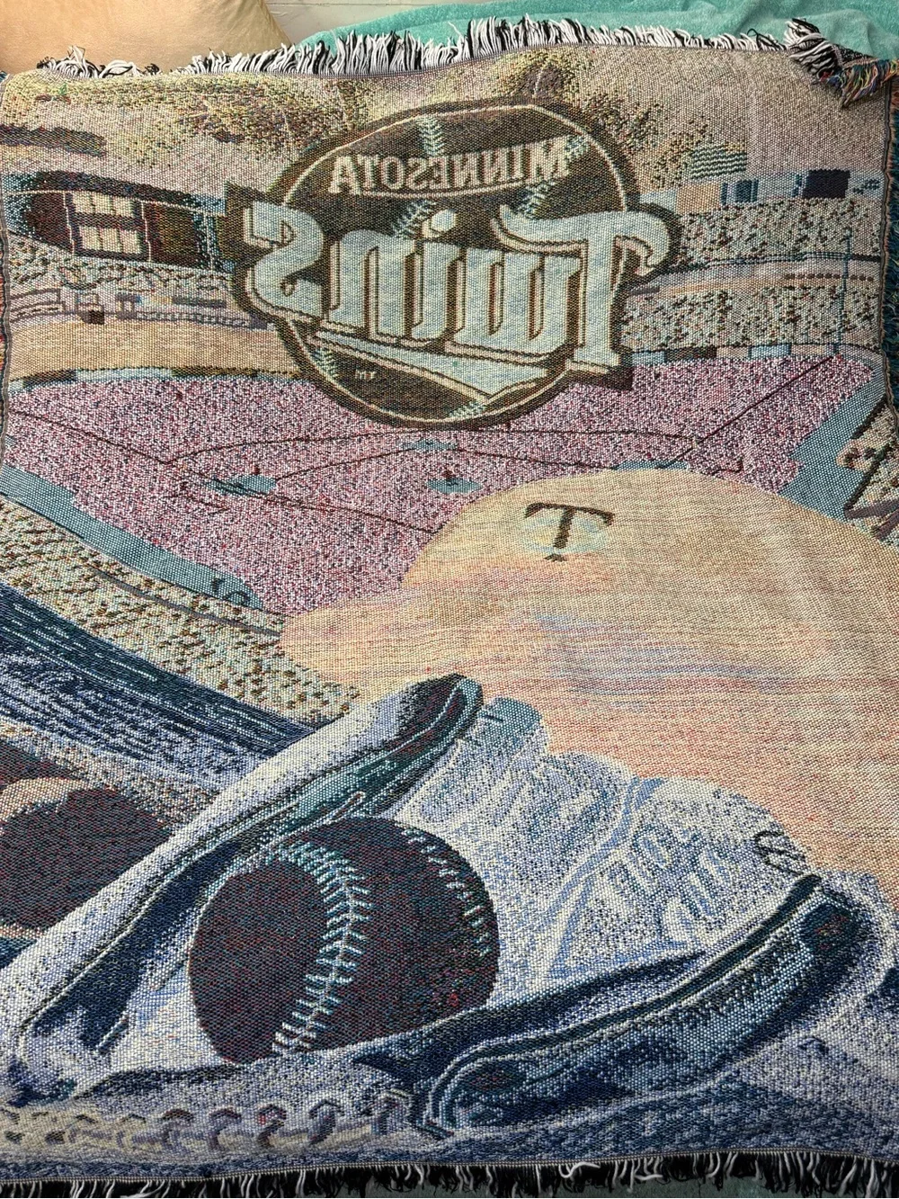 Minnesota Twins “Home Field Advantage” 50” X 60” Woven Tapestry Throw